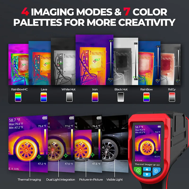 NOYAFA NF-521 Kamera Pencitraa - Nf 521 Thermal Imaging Camera ulasan dan harga