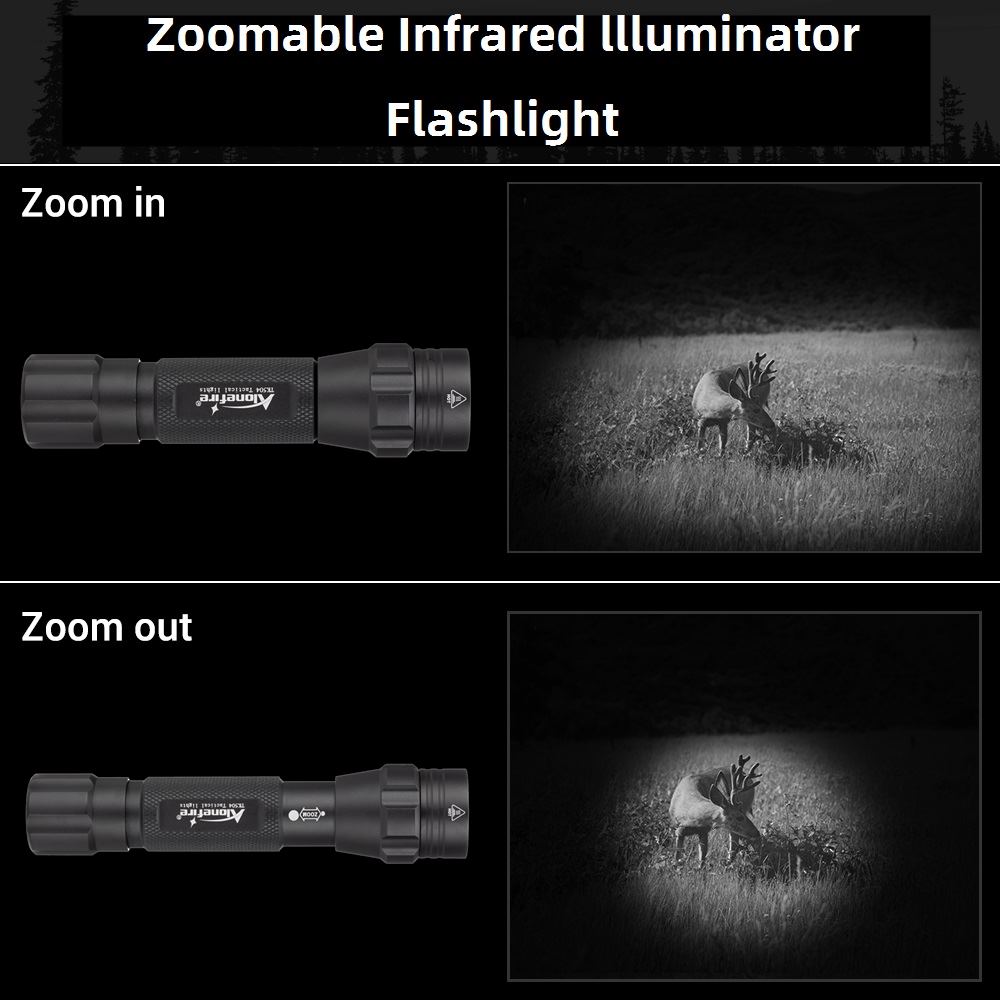 IR850nm&940nm LED Inframerah T - Hunting Thermal Imaging Scope ulasan dan harga