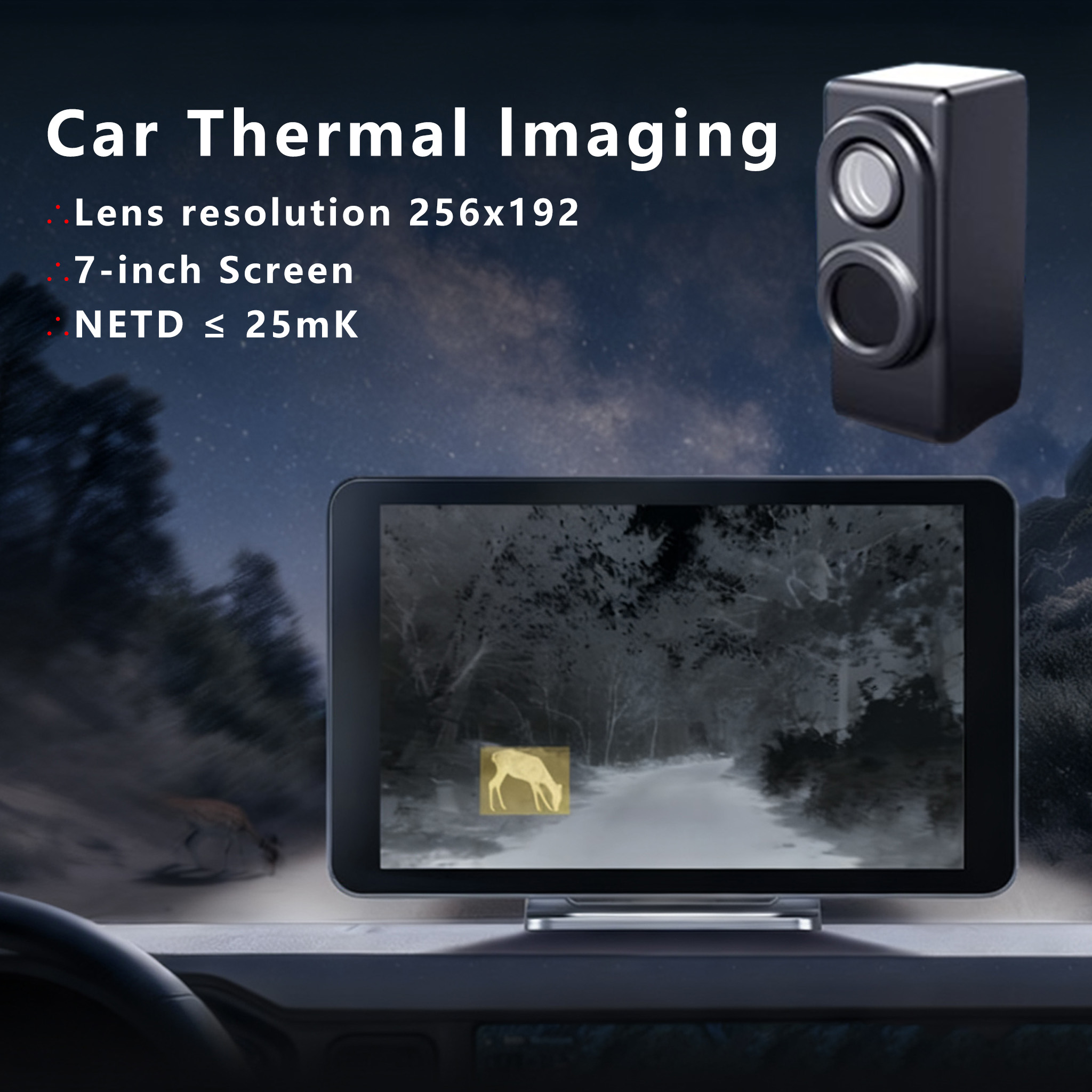 Kamera Penglihatan Malam NS7 U - Hunting Thermal Imaging Scope ulasan dan harga
