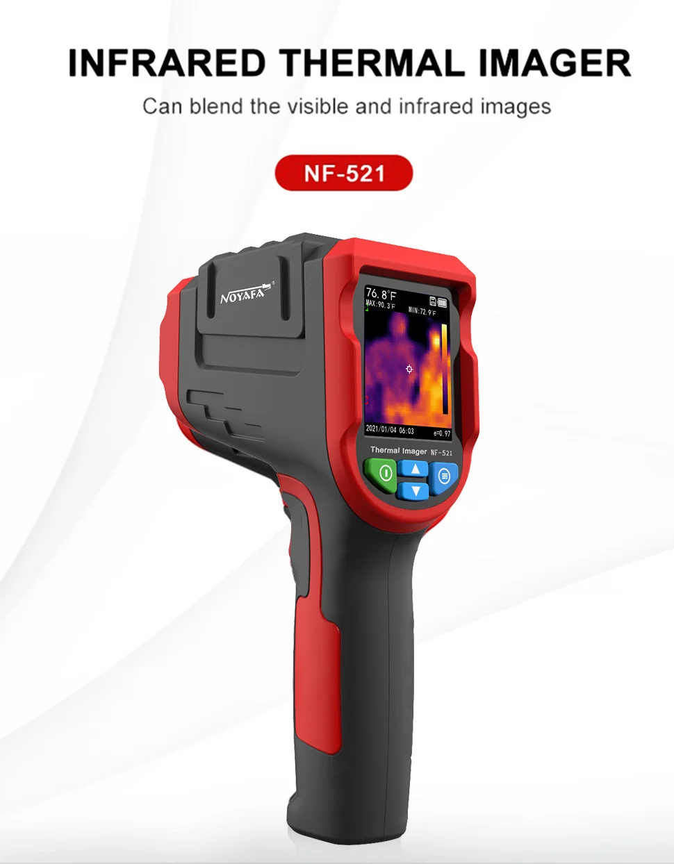 Kamera Pencitraan Termal Infra - Nf 521 Thermal Imaging Camera ulasan dan harga